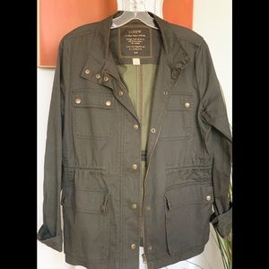 J. Crew Olive Green Boyfriend Jacket